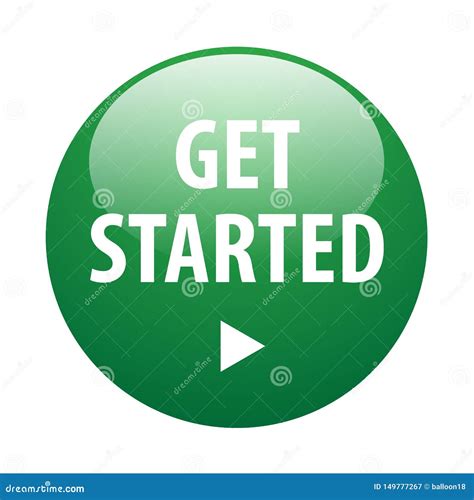 Get Started Button Stock Vector Illustration Of Element 149777267