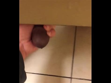 Jerking A Big Black Cock In Mall Restroom XVIDEOS
