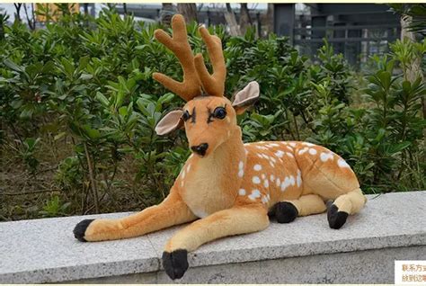 Middle Plush Lying Deer Toy Simulation Lovely Sika Deer Doll T About
