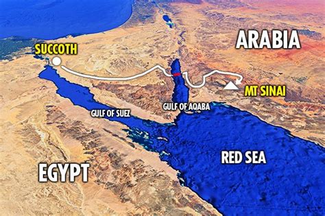 Bible Scholars Reveal Exodus Route From Egypt To Saudi Arabia Daily Star