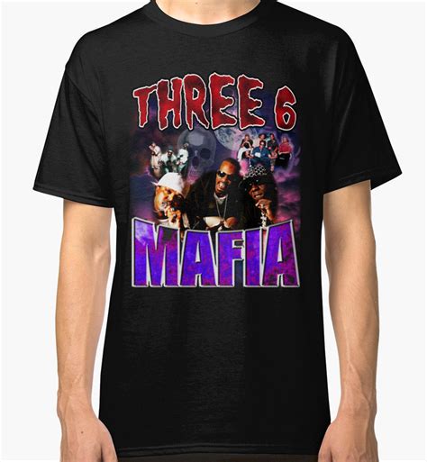 Limited Three Six 6 Mafia Album Tour Dates Mens Black T Shirt Size S
