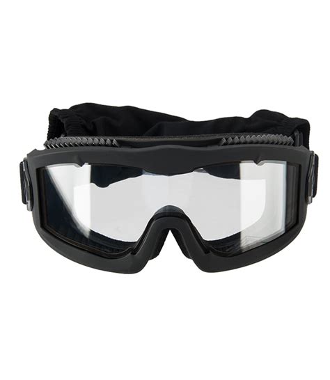 Lancer Tactical Aero Protective Black Airsoft Goggles Clear Lens Us Airsoft Inc