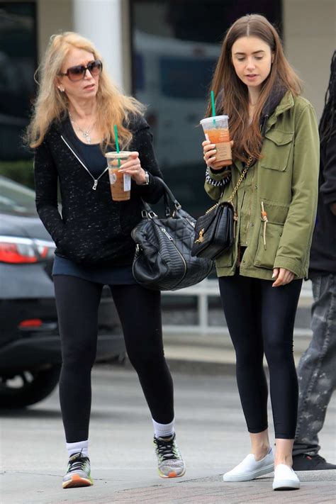 lily collins and her mother jill tavelman seen at starbucks in west hollywood los angeles 140519 4