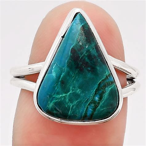 Natural Azurite Chrysocolla Ring Size 7 Sdr110241