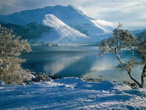 Free Download Mountains Winter Lake 1024x768 For Your Desktop Mobile