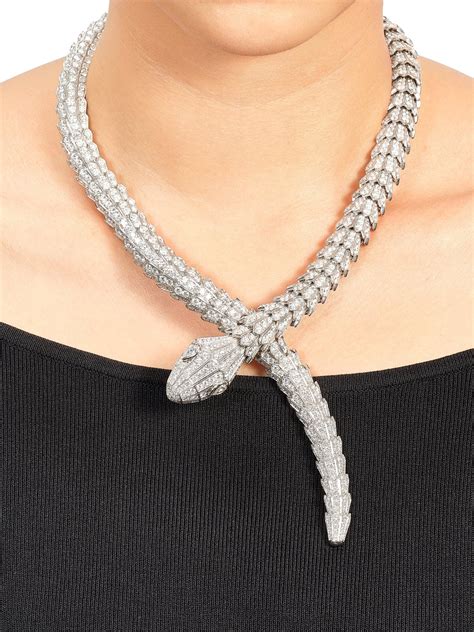 Serpenti Diamond Necklace 寶格麗 Serpenti 鑽石 項鏈 Magnificent