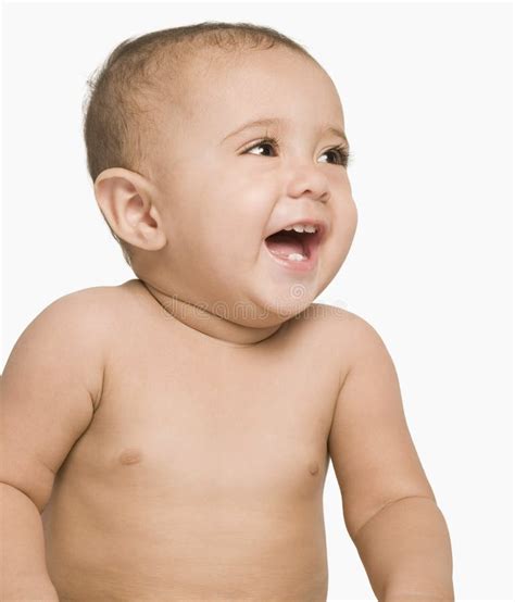 Baby Boy Smiling Stock Photo Image Of Waistup Excitement 36256576