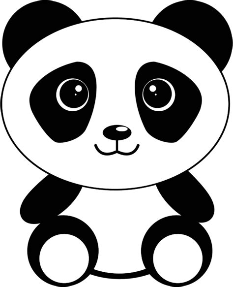 Cute Cartoon Panda Openclipart