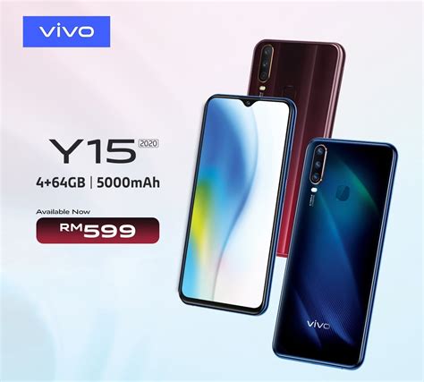 Vivo Y15 2020 A Sub Rm600 Triple Camera Phone With 5000mah Battery