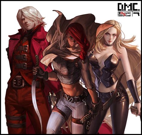 Etm Dante Devil May Cry Lucia Devil May Cry Trish Devil May Cry Capcom Devil May Cry