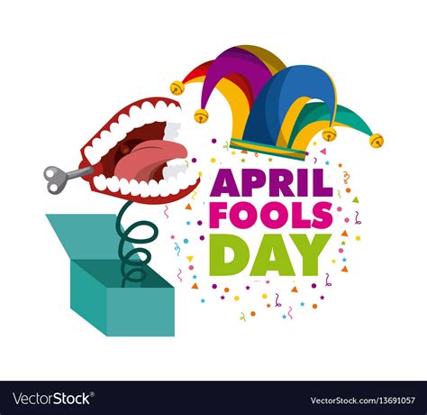 April Fools Day Design Royalty Free Vector Image