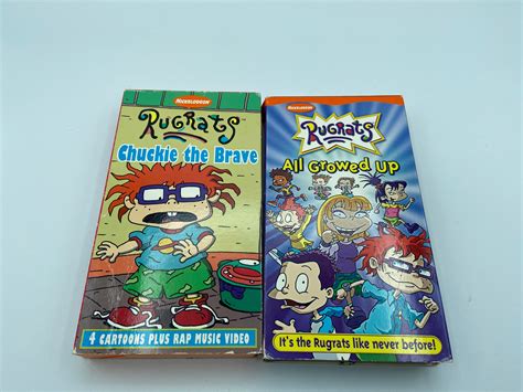 Rugrats Vhs Chuckie The Brave And All Growed Up Etsy