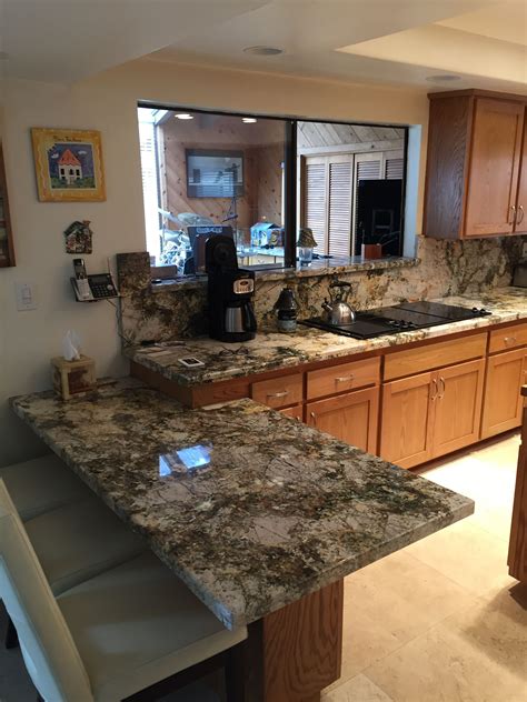 Barricato Granite Counter Top And Full Backsplash Kitchen Countertop