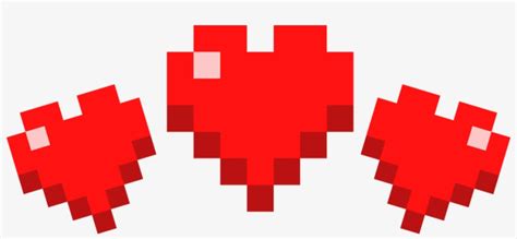 949 X 393 3 Minecraft Heart Transparent 949x393 Png Download Pngkit