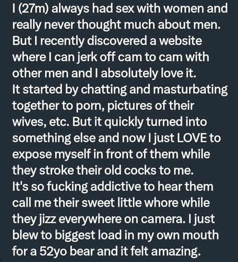 Pervconfession On Twitter He Loves Jerking With Men Over Cam