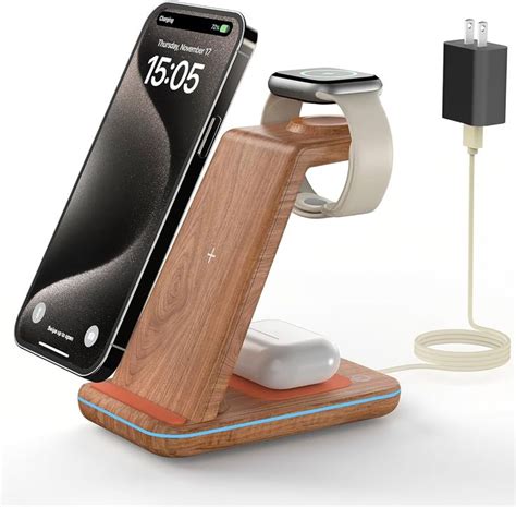 Joygeek 3 In 1 Charging Station For Apple Devices Wireless Charger