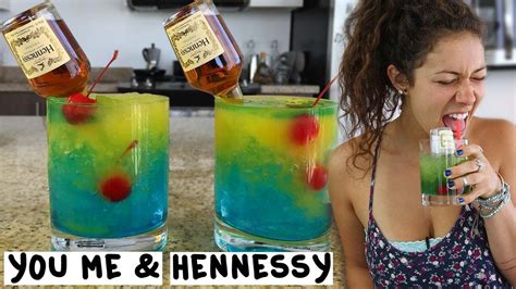 You Me And Hennessy Tipsy Bartender Youtube In 2020 Tipsy Bartender Hennessy Drinks