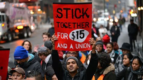 Fast Food Workers Strike Protest For Higher Pay