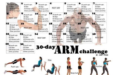 November 2016 30 Day Arm Challenge —