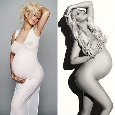 Beyonc Cardi B Kim Kardashian And More Celebrity Maternity Shoots