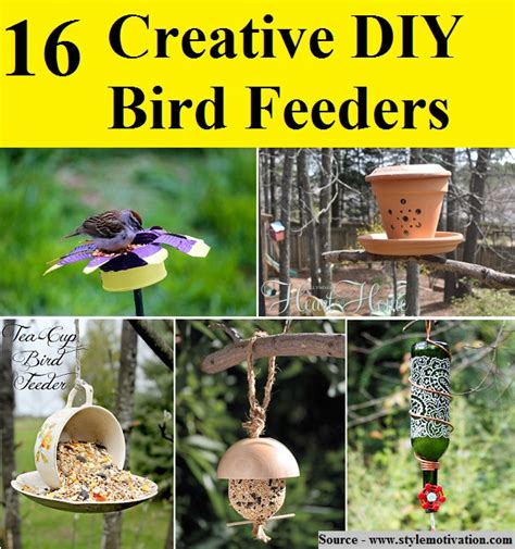 16 Creative Diy Bird Feeders Home And Life Tips