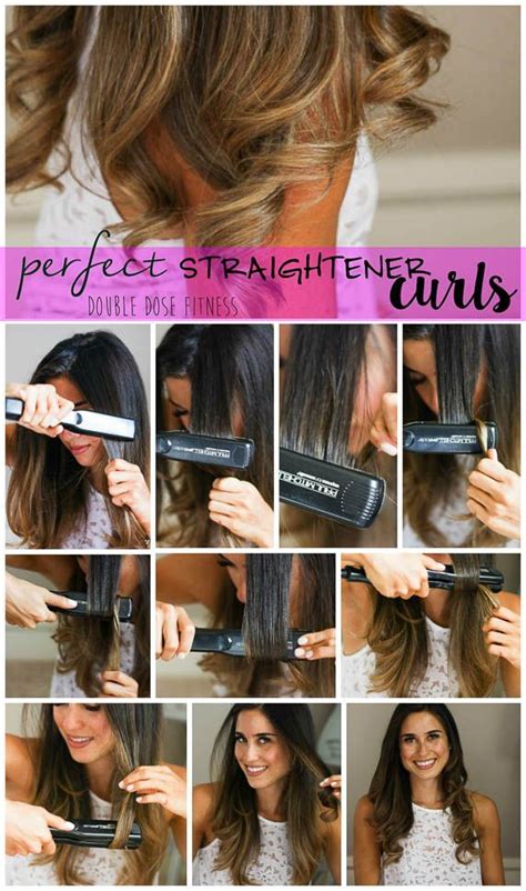 How To Curl Hair With Straightener Step By Step Best Simple