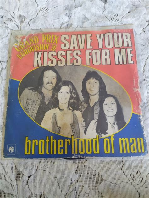 Brotherhood Of Man Save Your Kisses 7 Single Vinyl Plaka Hobbies And Toys Music And Media