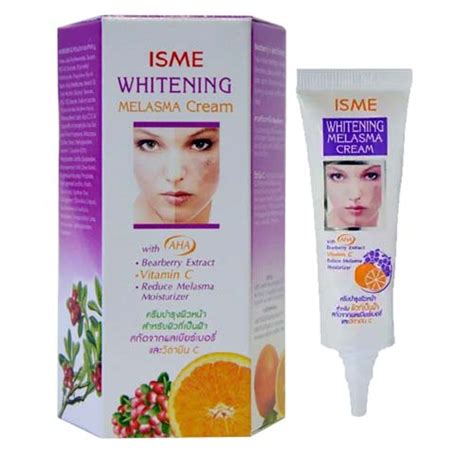 Isme Whitening Melasma Cream 10 Gr Buy Online In Doctor Thailand Store