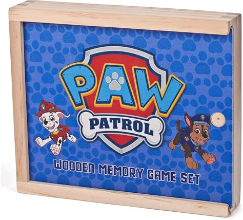 Paw Patrol 1384 Wooden Memory Game Toy Multi Age 2 Bigamart