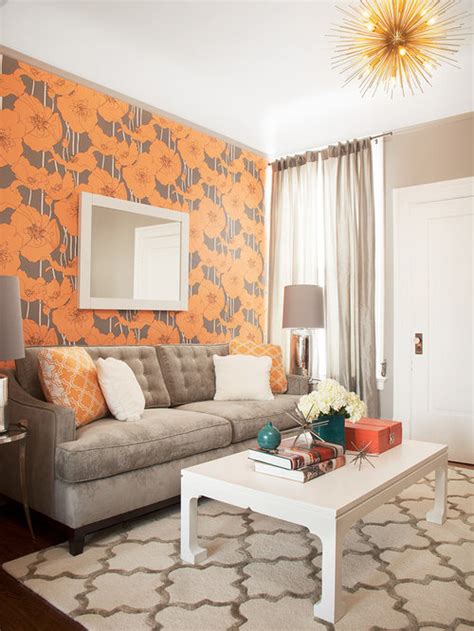Using the living room divider to add a wonderful display or even additional storage options is a great way to make the most of the available space in your adding a translucent glass wall or sliding and folding glass doors to create a partition between the living area and the bedroom in the small studio. Living Room Wallpaper Border Ideas Ideas, Pictures, Remodel and Decor