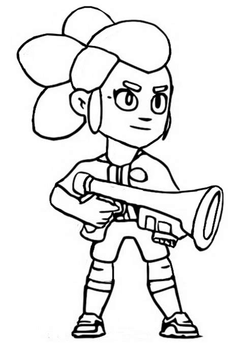 Seed bombs that don't make contact with enemies will explode with a larger explosion radius. Coloring and Drawing: Brawl Stars Coloring Pages Sprout