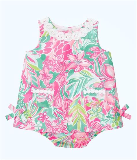 Lilly Pulitzer Baby Lilly Shift Dress In Multi Hot On The Scene Print
