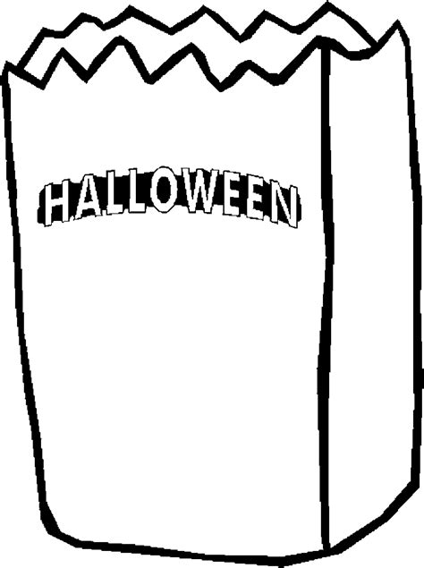 Printable Trick Or Treat Bag Template