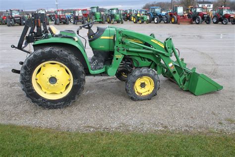 Jd 4720 4wd Compact Tractor Jd 400cx Loader 136x28 Hydro 1 Remote