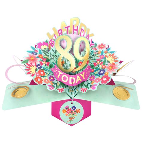 Happy 89th Birthday 89 Today Pop Up Greeting Card Cards