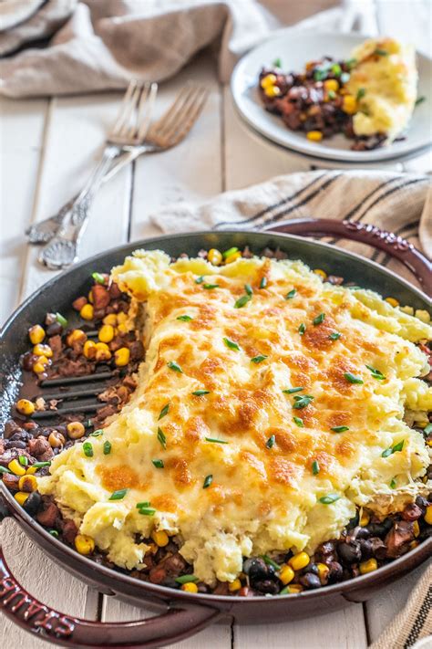 Healthy One Pot Skillet Shepherds Pie Recipe With