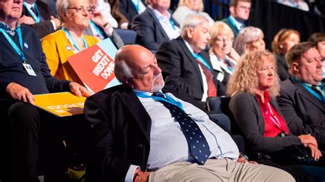 photos of sleeping tories at conference are what we re all living for today mirror online