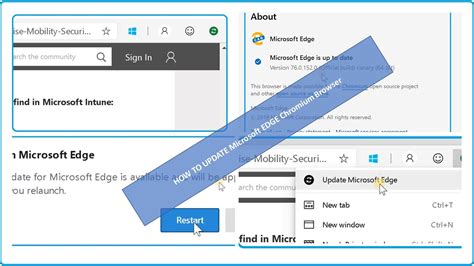 How To Update Microsoft Edge Chromium Browser To Get The Latest
