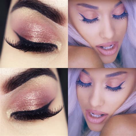 Ariana Grande Focus Makeup Tutorial Maquiagem Rosé Pausa Para Feminices