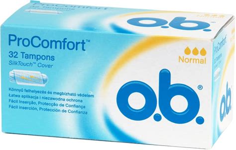 O B ProComfort Tampons Normal ohne Applikator 32 Stück Amazon de Drogerie Körperpflege