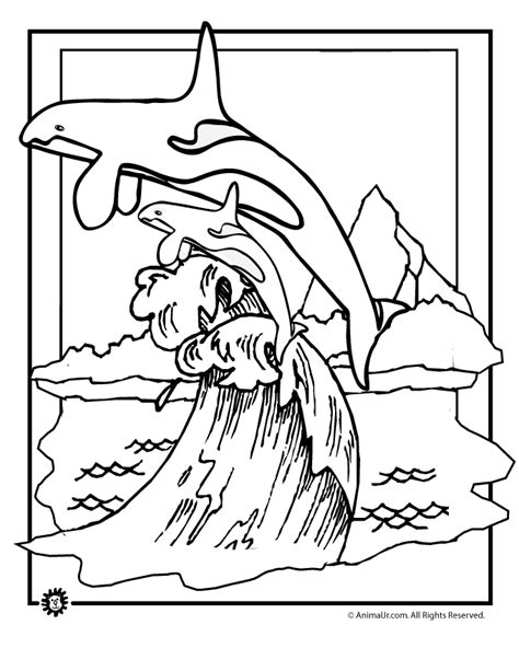 And lots of other underwater creatures! Whale coloring pages to download and print for free
