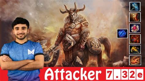 [dota 2] attacker the centaur warrunner [offlane] [7 32e] youtube