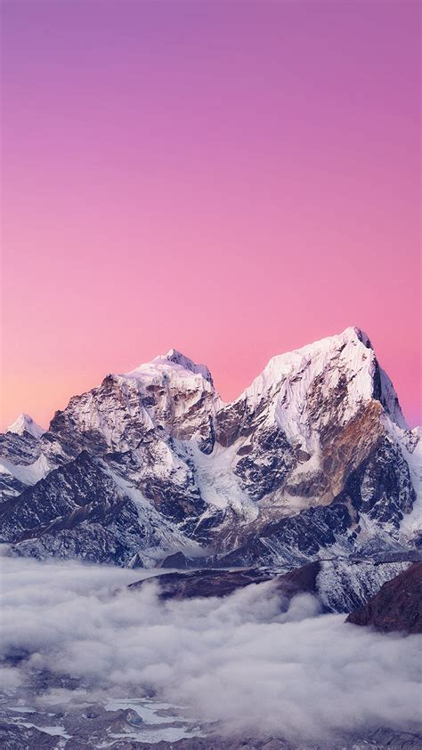 Mountains Background Iphone Nature Wallpaper