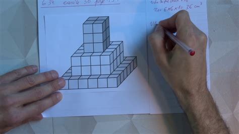 Compter Des Cubes Pour Calculer Le Volume Dun Solide Youtube
