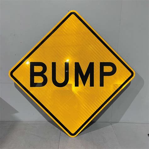 American ‘bump Road Sign Tramps Prop Hire