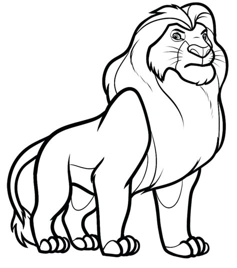 Lion To Print Lion Kids Coloring Pages
