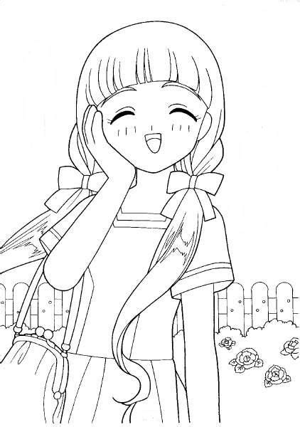 Anime De Sakura Para Colorear Dibujos Para Colorear Infantil Hot