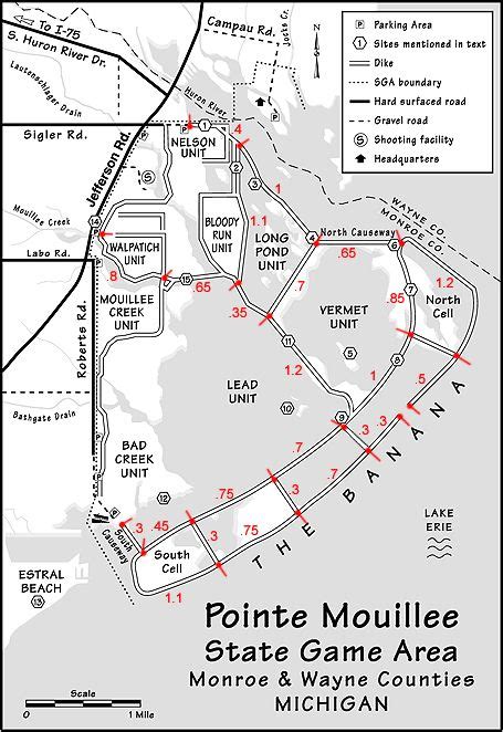 Maps Of Pte Mouillee State Game Area