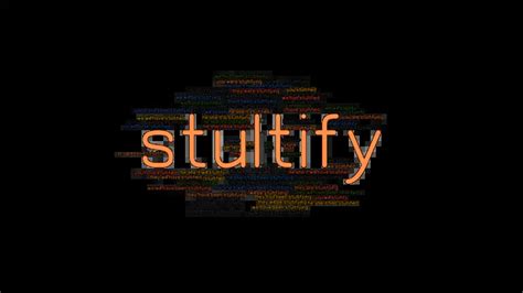 Stultify Past Tense Verb Forms Conjugate Stultify
