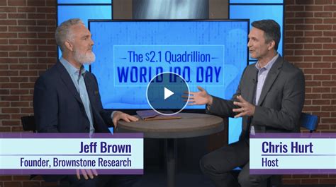 Jeff Brown 20 000 Ipos In One Day And The 2 1 Quadrillion Shift To Tokenization Stock Trend